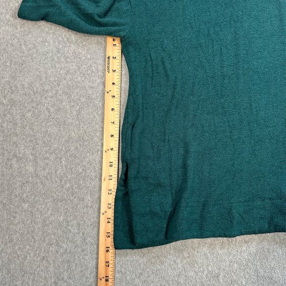 Anthropologie Postmark Oversized Turtleneck Sweater Size X-Small Green - Picture 6 of 8